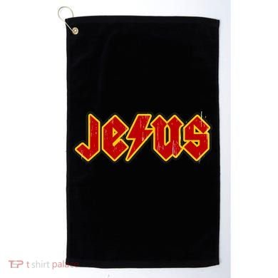 Jesus Rocks Logo Golf Towel