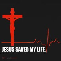 Jesus Saved My Life Doggie Tank thumb 4