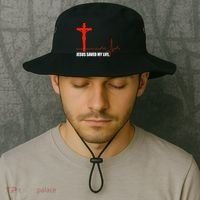 Jesus Saved My Life Bucket Hat thumb 2