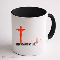 Jesus Saved My Life Coffee Mug thumb 1