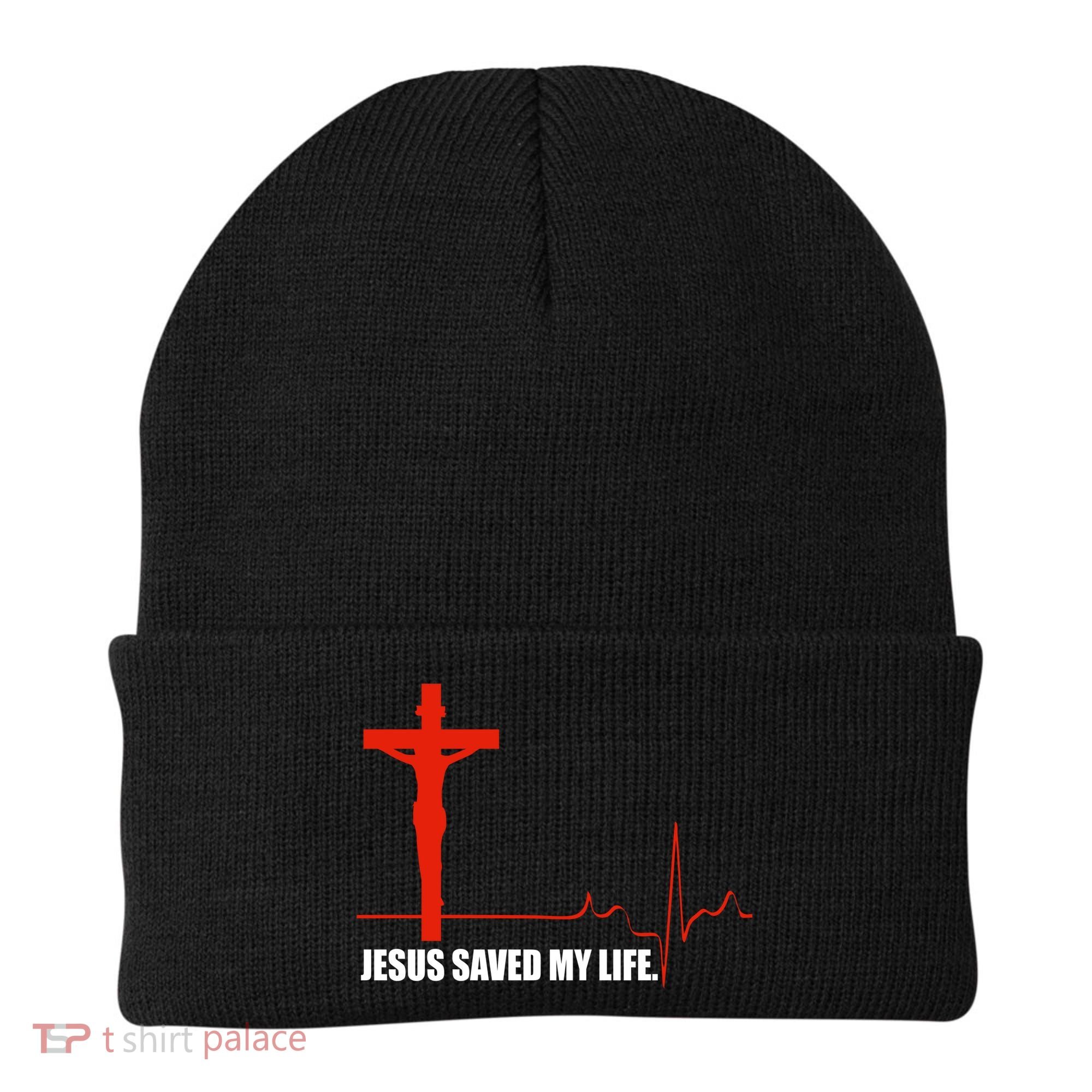 Jesus Saved My Life Beanie