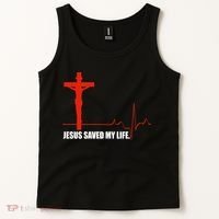 Jesus Saved My Life Tank Top thumb 2