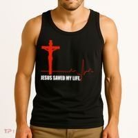 Jesus Saved My Life Tank Top thumb 3