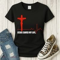 Jesus Saved My Life Women's T-Shirt thumb 3