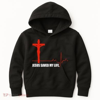 Jesus Saved My Life Kids Hoodie
