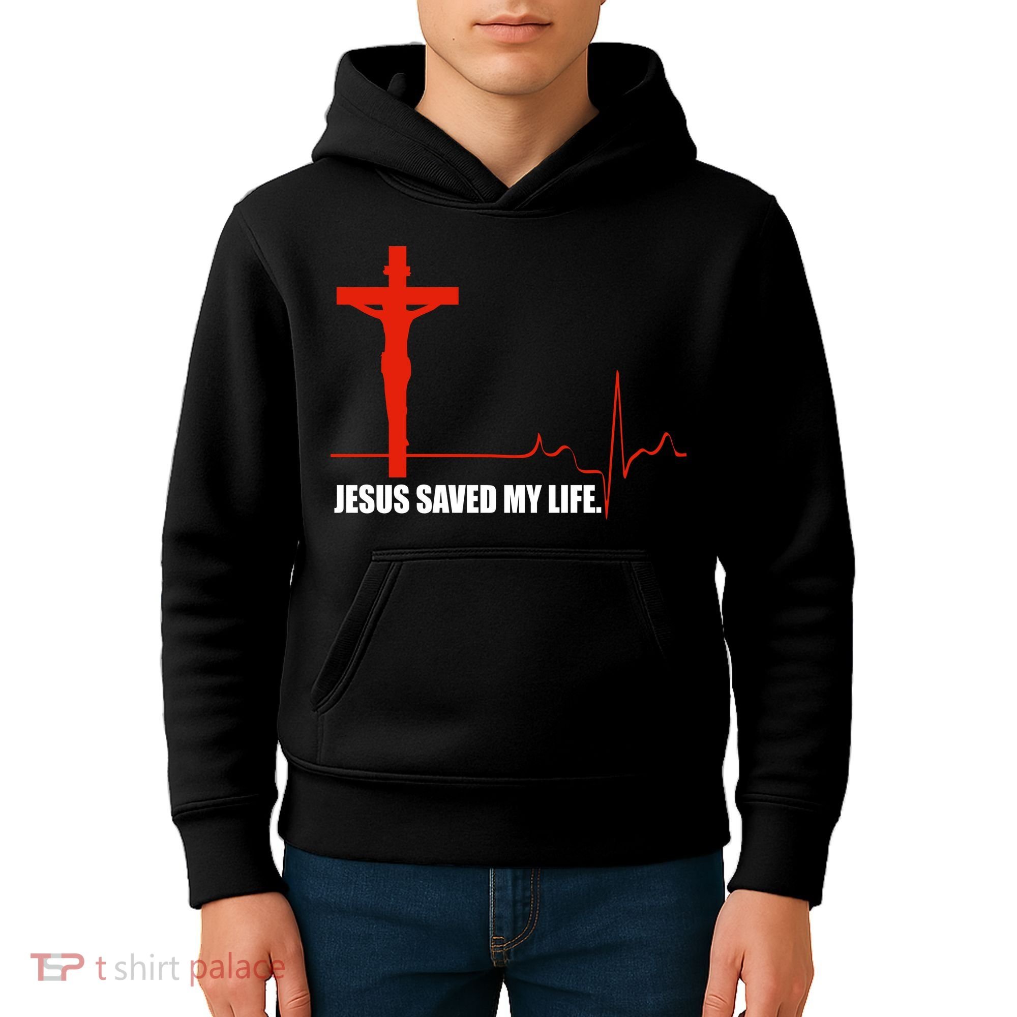 Jesus Saved My Life Kids Hoodie