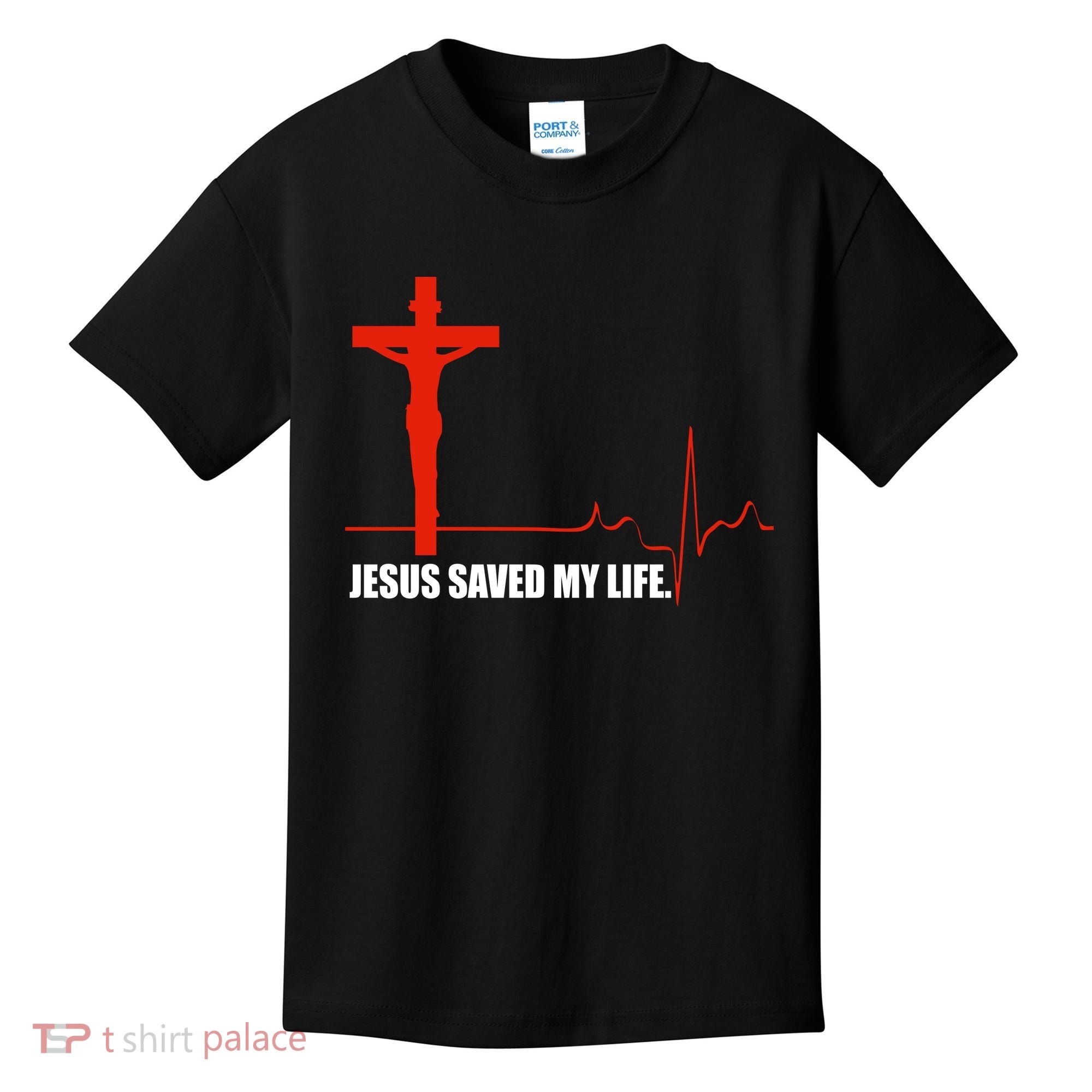 Jesus Saved My Life Kids T-Shirt