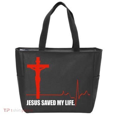 Jesus Saved My Life Tote Bag