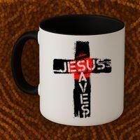 Jesus Saves Coffee Mug thumb 2