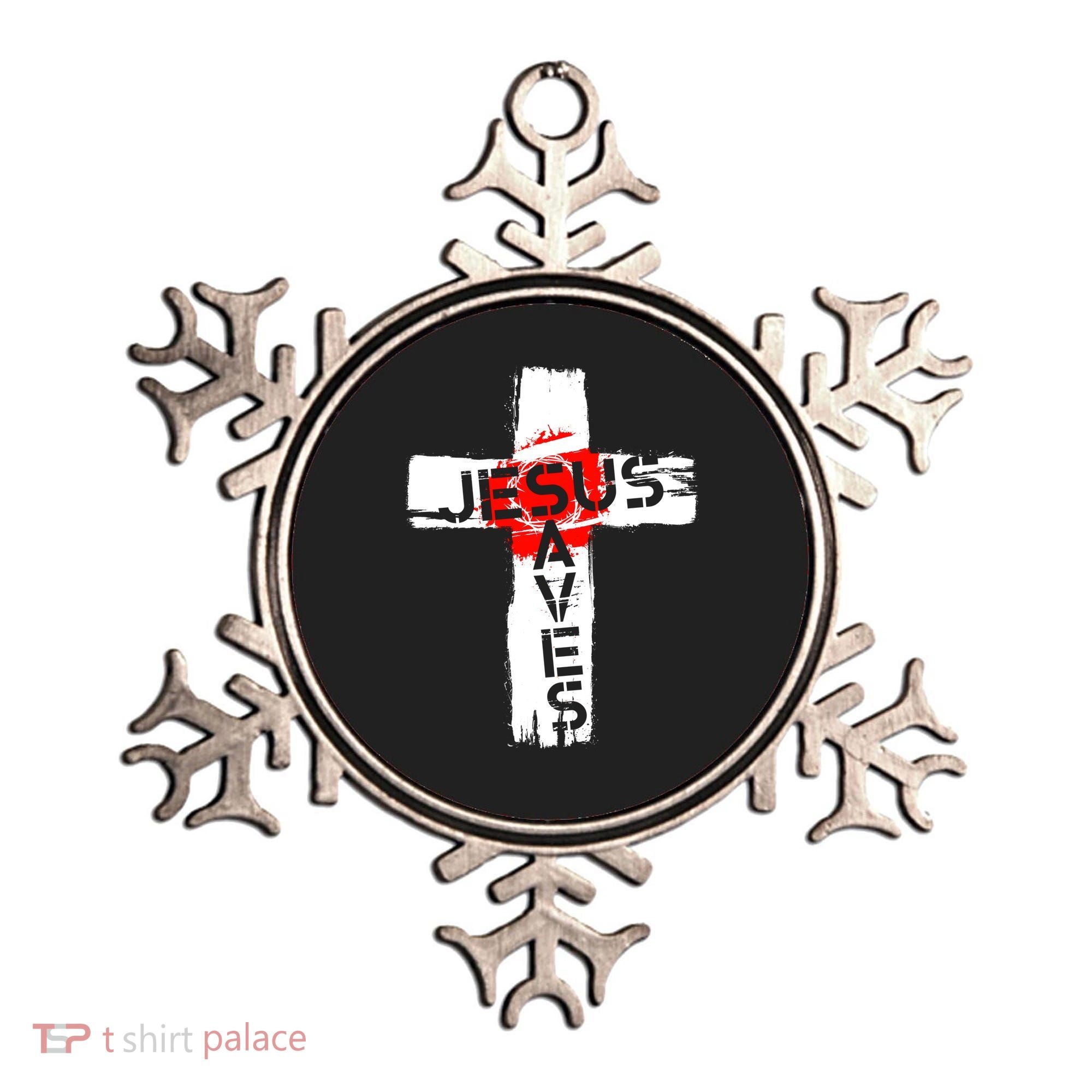 Jesus Saves Ornament