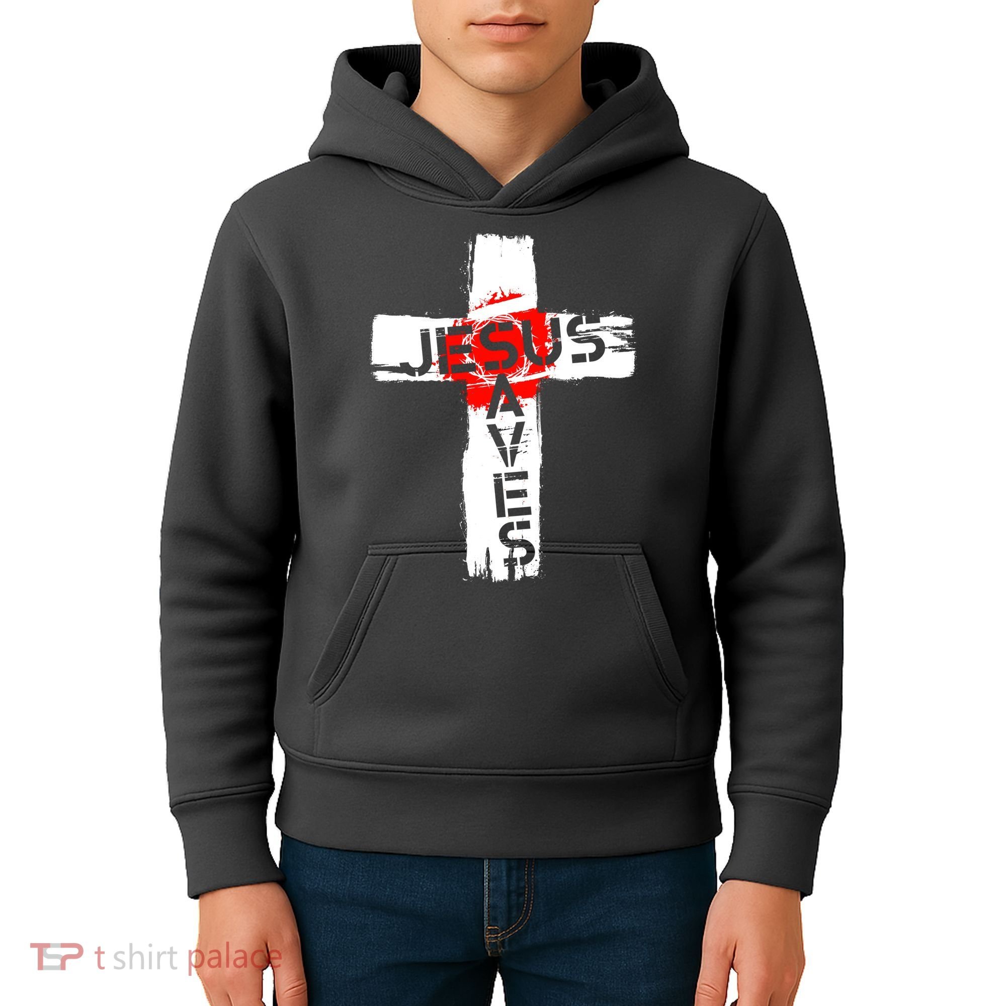 Jesus Saves Kids Hoodie