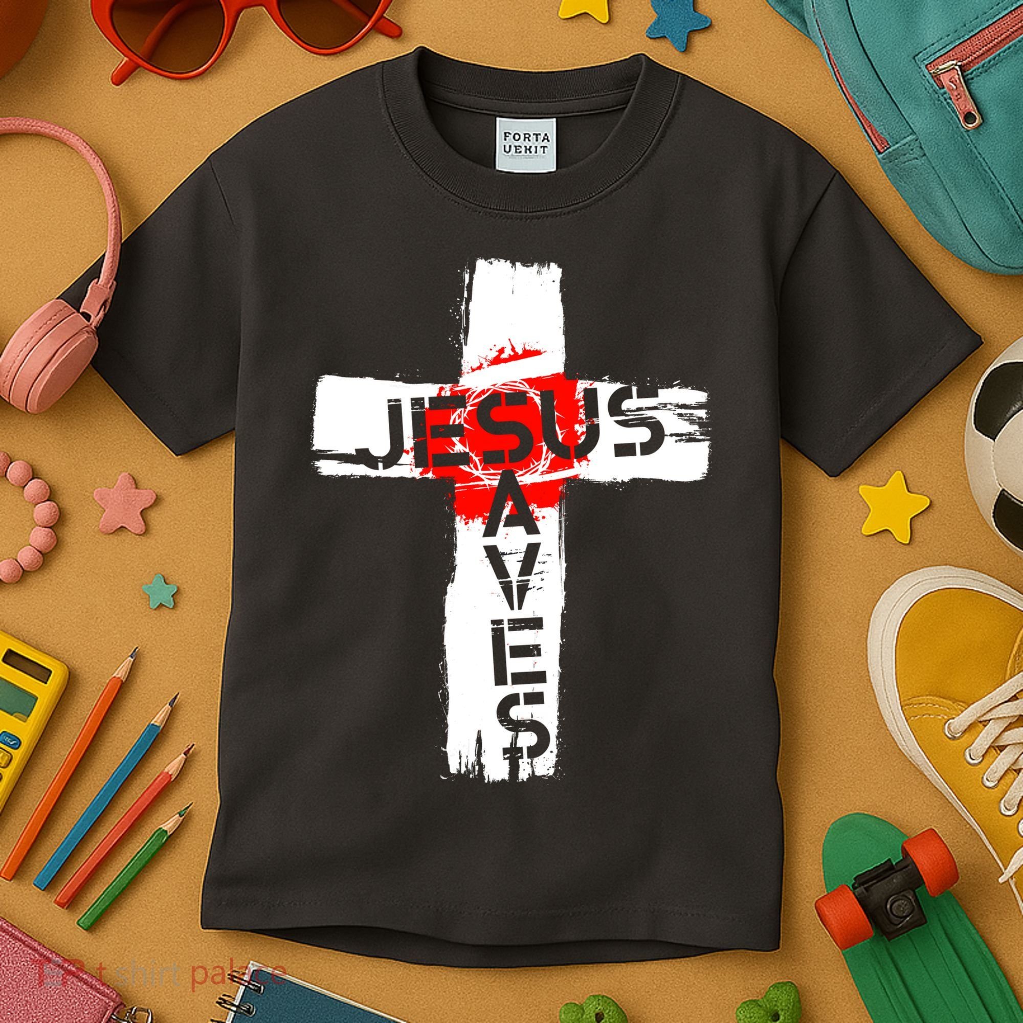 Jesus Saves Kids T-Shirt