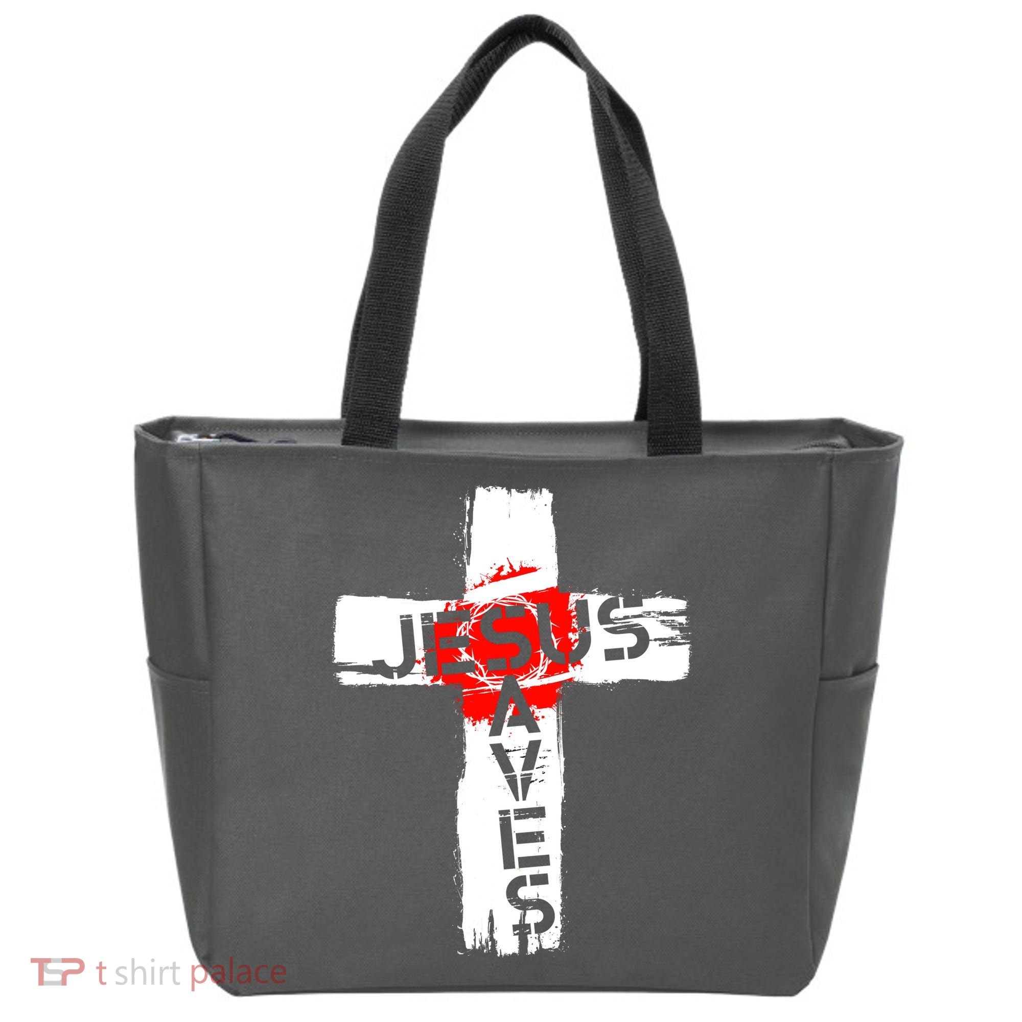 Jesus Saves Tote Bag