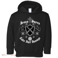 Jesus Saves All Others Take Half Damage DnD Game Toddler Hoodie thumb 0