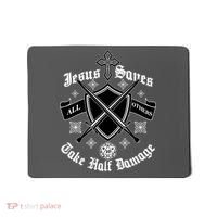 Jesus Saves All Others Take Half Damage DnD Game Mousepad thumb 0