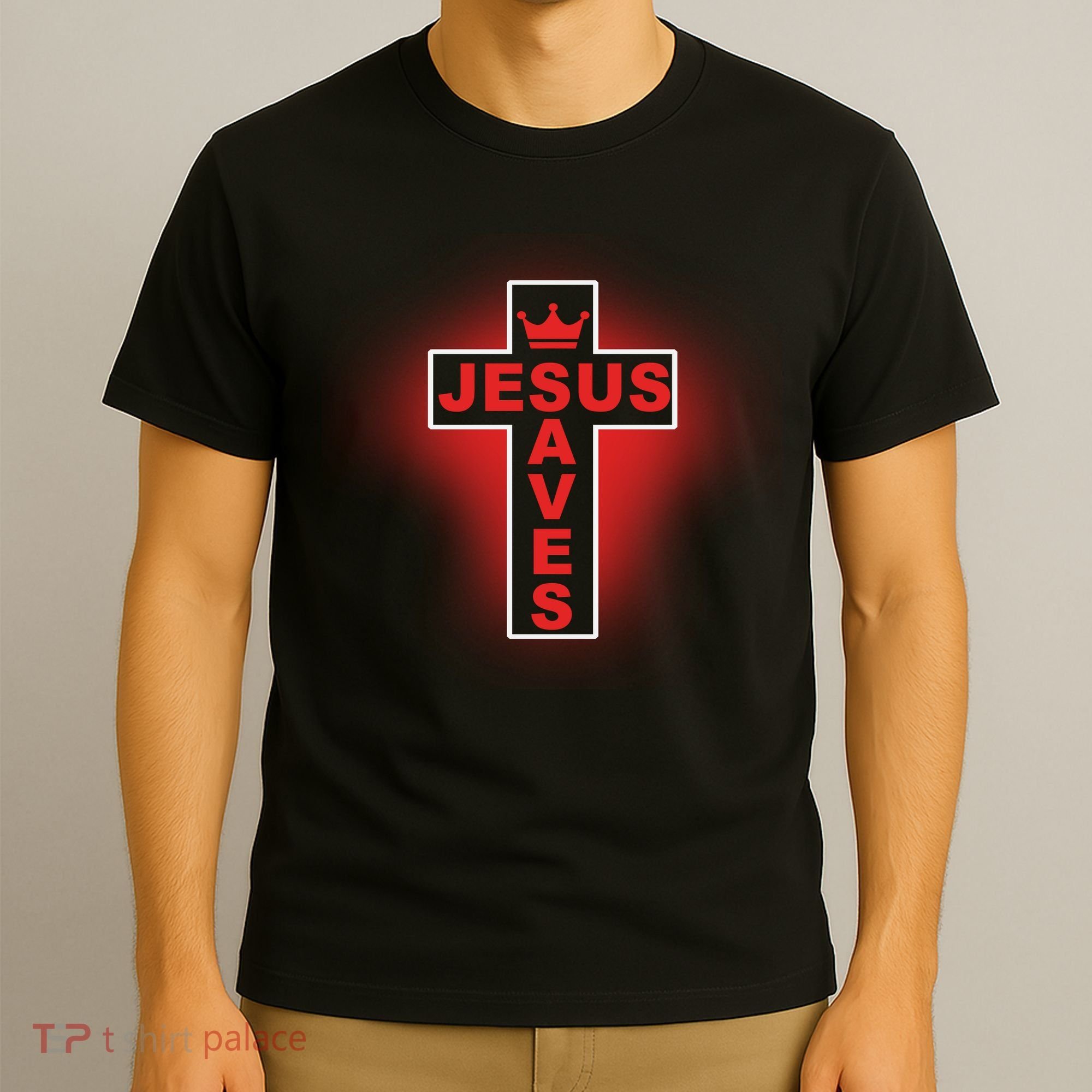 Jesus Saves Christian Faith Cross T-Shirt