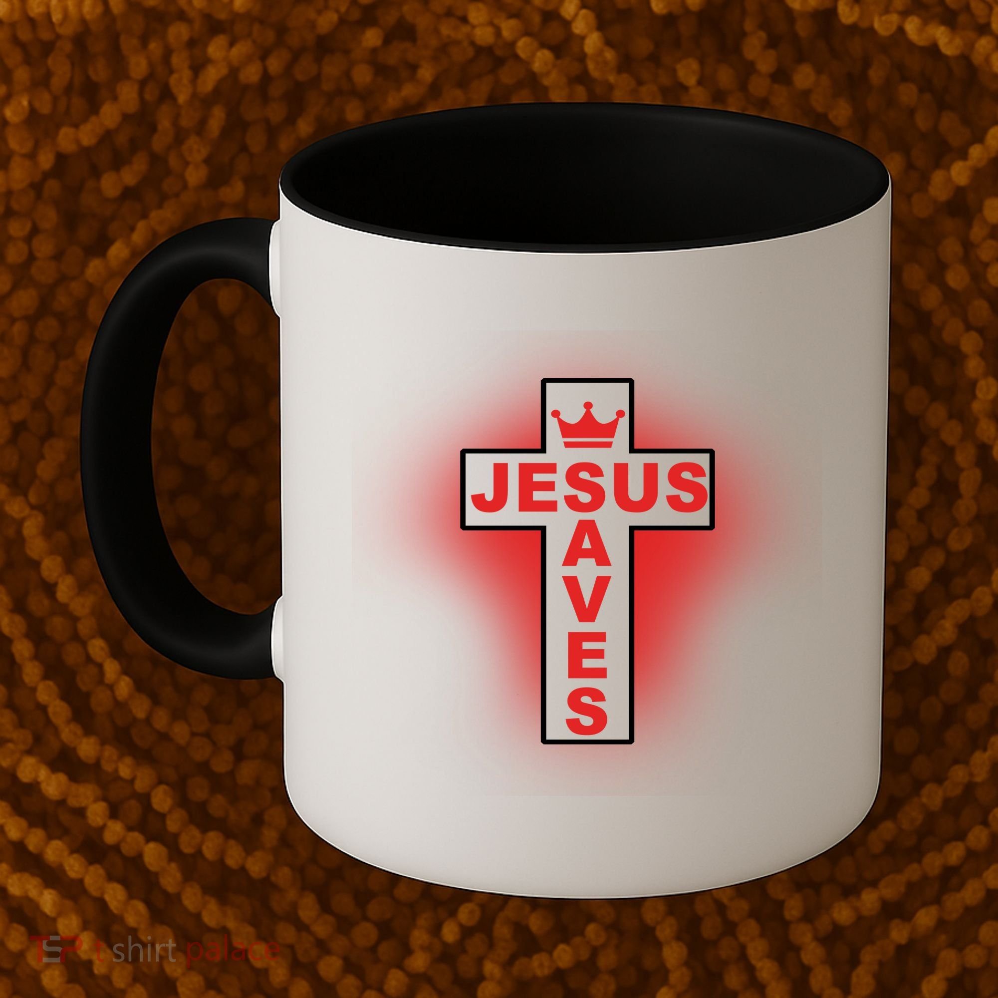 Jesus Saves Christian Faith Cross Coffee Mug