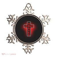 Jesus Saves Christian Faith Cross Ornament thumb 0