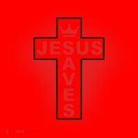 Jesus Saves Christian Faith Cross Santa Hat thumb 1
