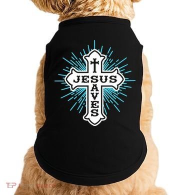 Jesus Saves Cross Doggie Tank