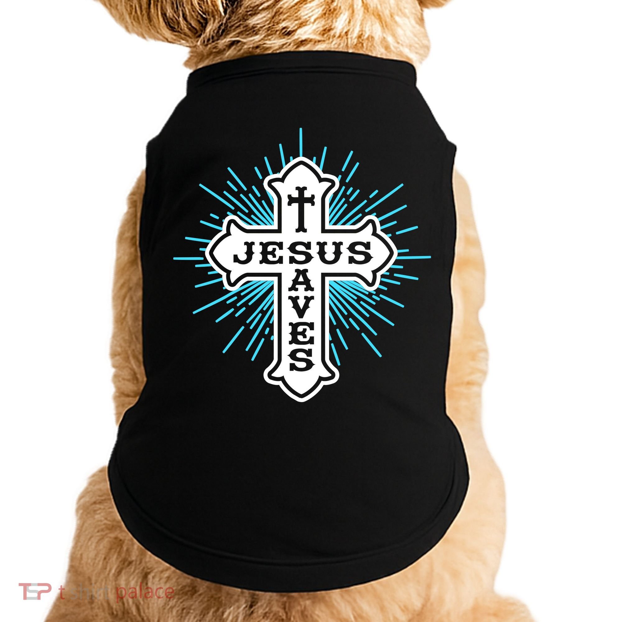 Jesus Saves Cross Doggie Tank