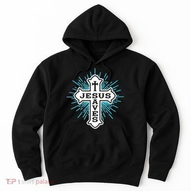 Jesus Saves Cross Hoodie