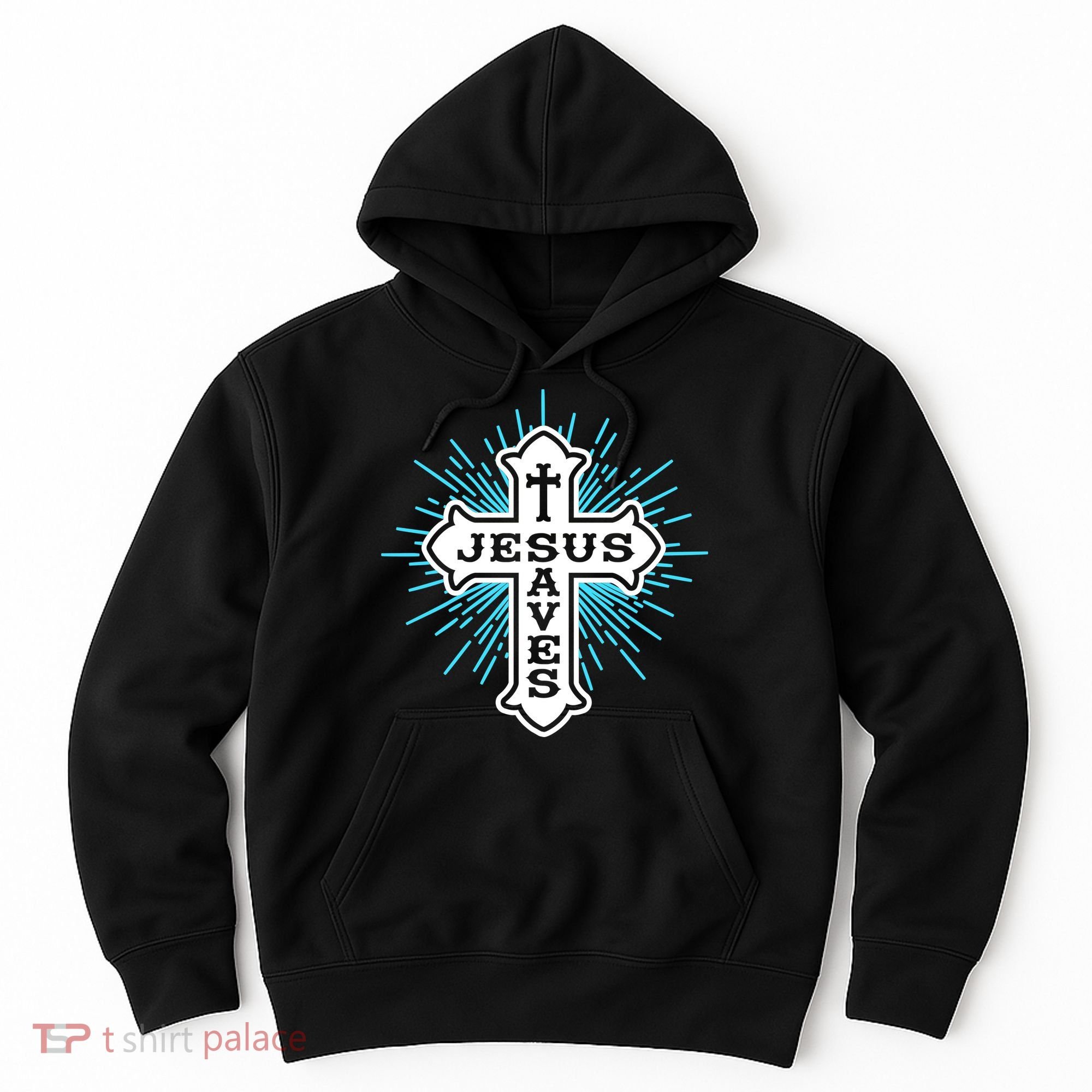 Jesus Saves Cross Hoodie