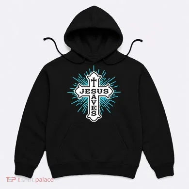Jesus Saves Cross Hoodie