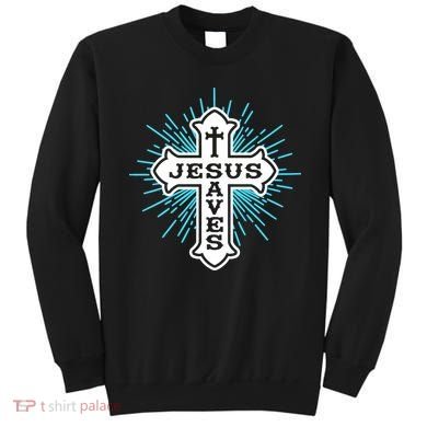 Jesus Saves Cross Sweatshirt