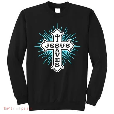 Jesus Saves Cross Sweatshirt