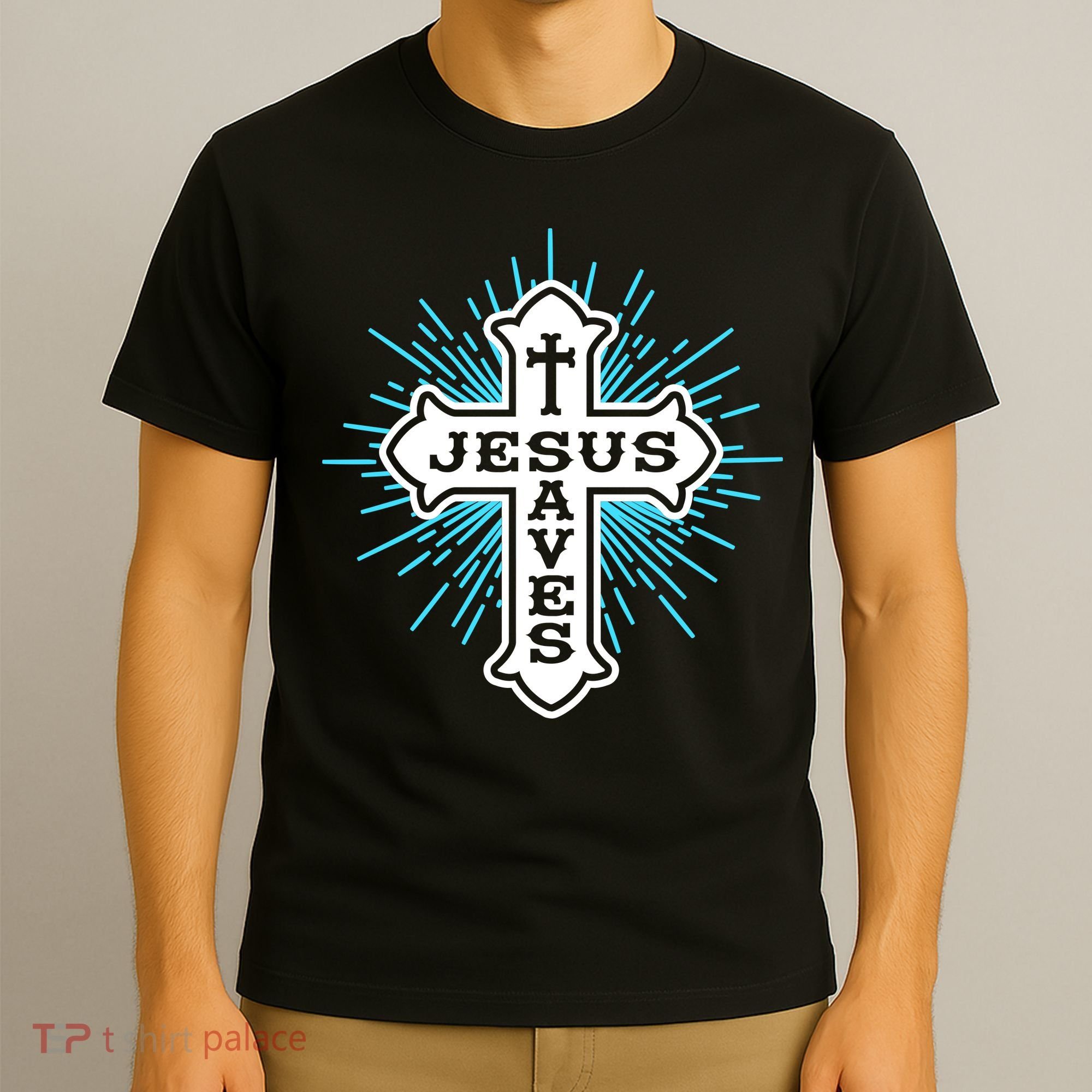 Jesus Saves Cross T-Shirt