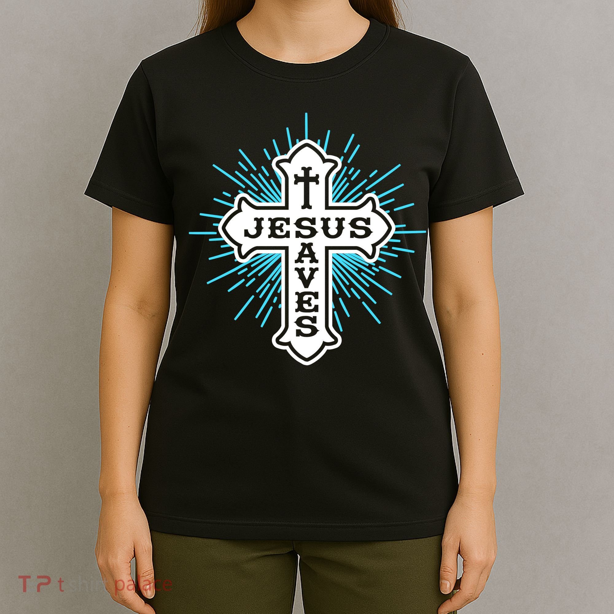 Jesus Saves Cross T-Shirt