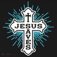 Jesus Saves Cross T-Shirt thumb 7