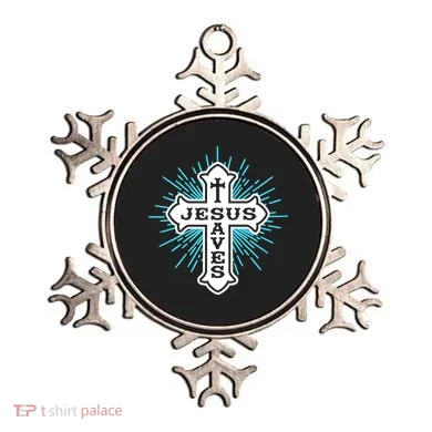 Jesus Saves Cross Ornament