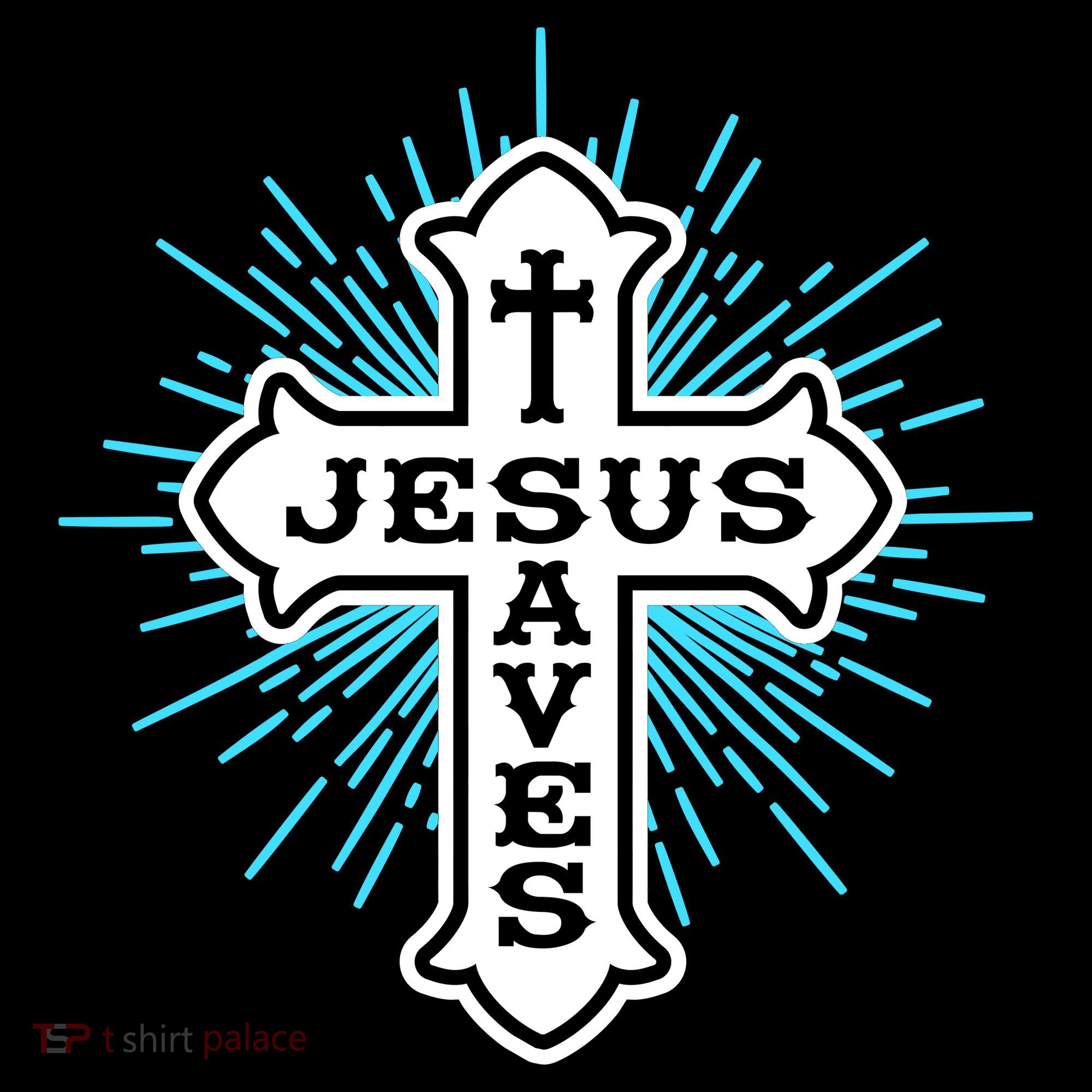 Jesus Saves Cross Sustainable Knit Beanie