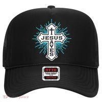 Jesus Saves Cross Hat thumb 0