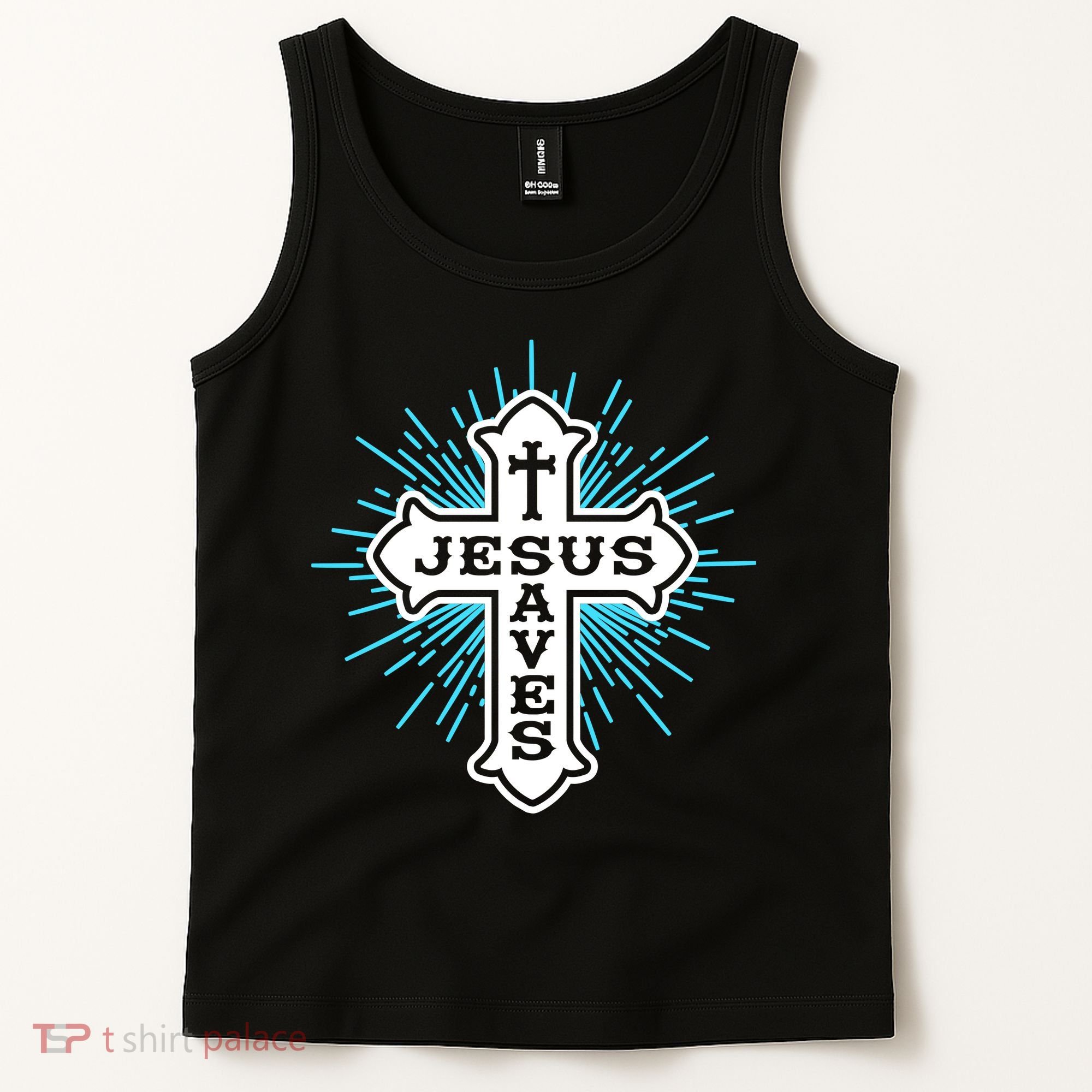 Jesus Saves Cross Tank Top