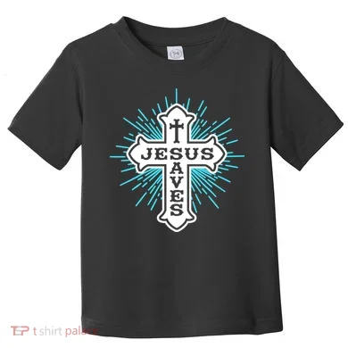 Jesus Saves Cross Toddler T-Shirt