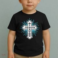 Jesus Saves Cross Toddler T-Shirt thumb 2