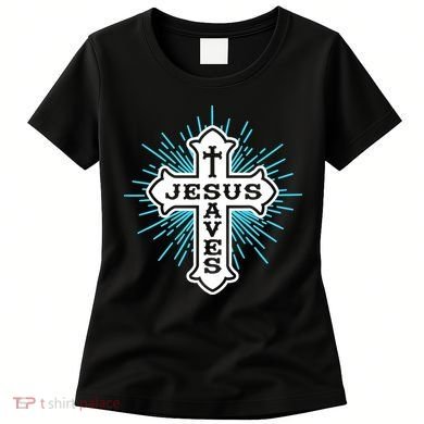 Jesus Saves Cross Women's T-Shirt