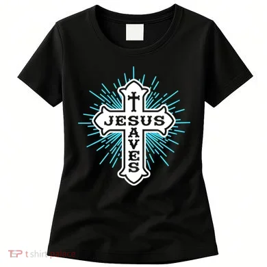 Jesus Saves Cross Women's T-Shirt
