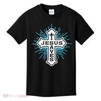 Jesus Saves Cross Kids T-Shirt thumb 0