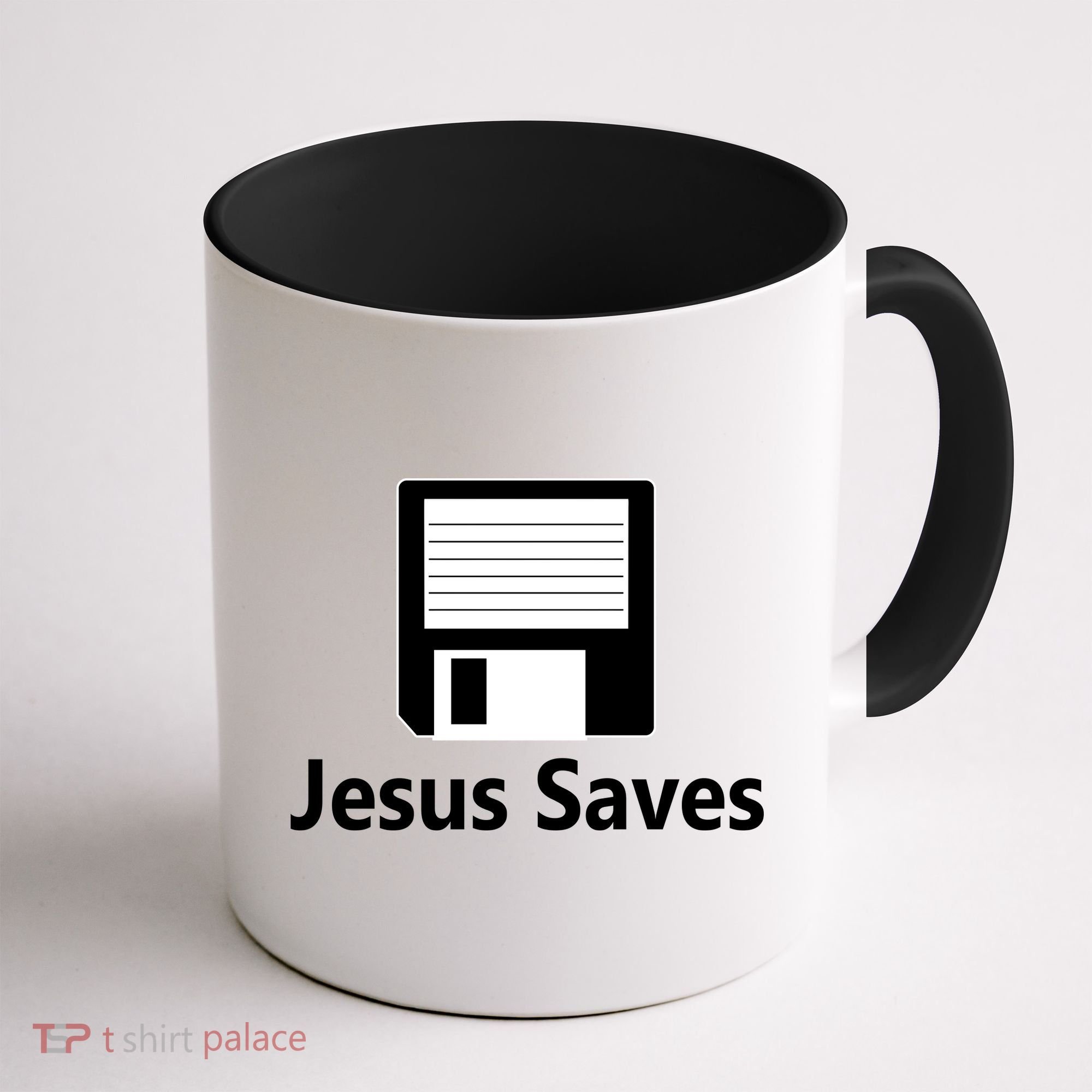 Jesus Saves Floppy Disk Coffee Mug