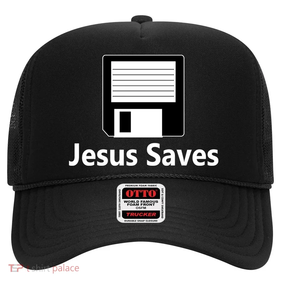 Jesus Saves Floppy Disk Hat