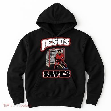 Jesus Saves Hockey Goalie Hoodie