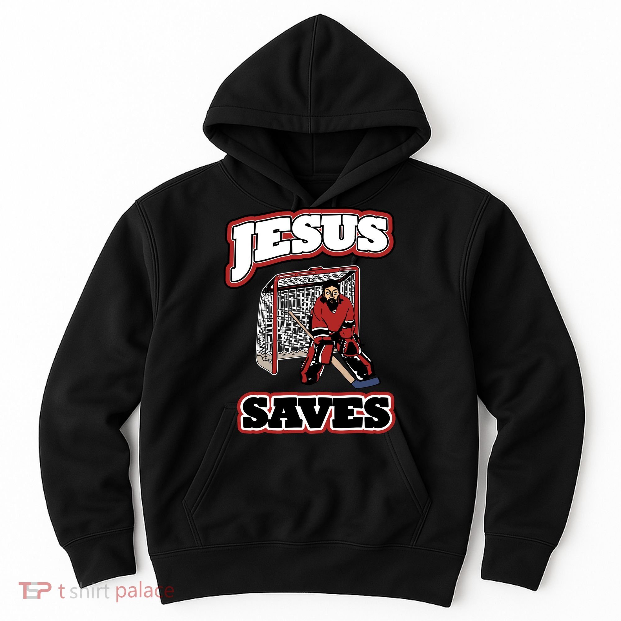 Jesus Saves Hockey Goalie Hoodie