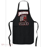 Jesus Saves Hockey Goalie Apron thumb 0