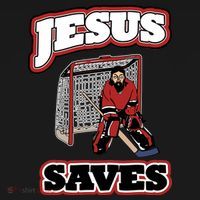 Jesus Saves Hockey Goalie Women's Tank Top thumb 5