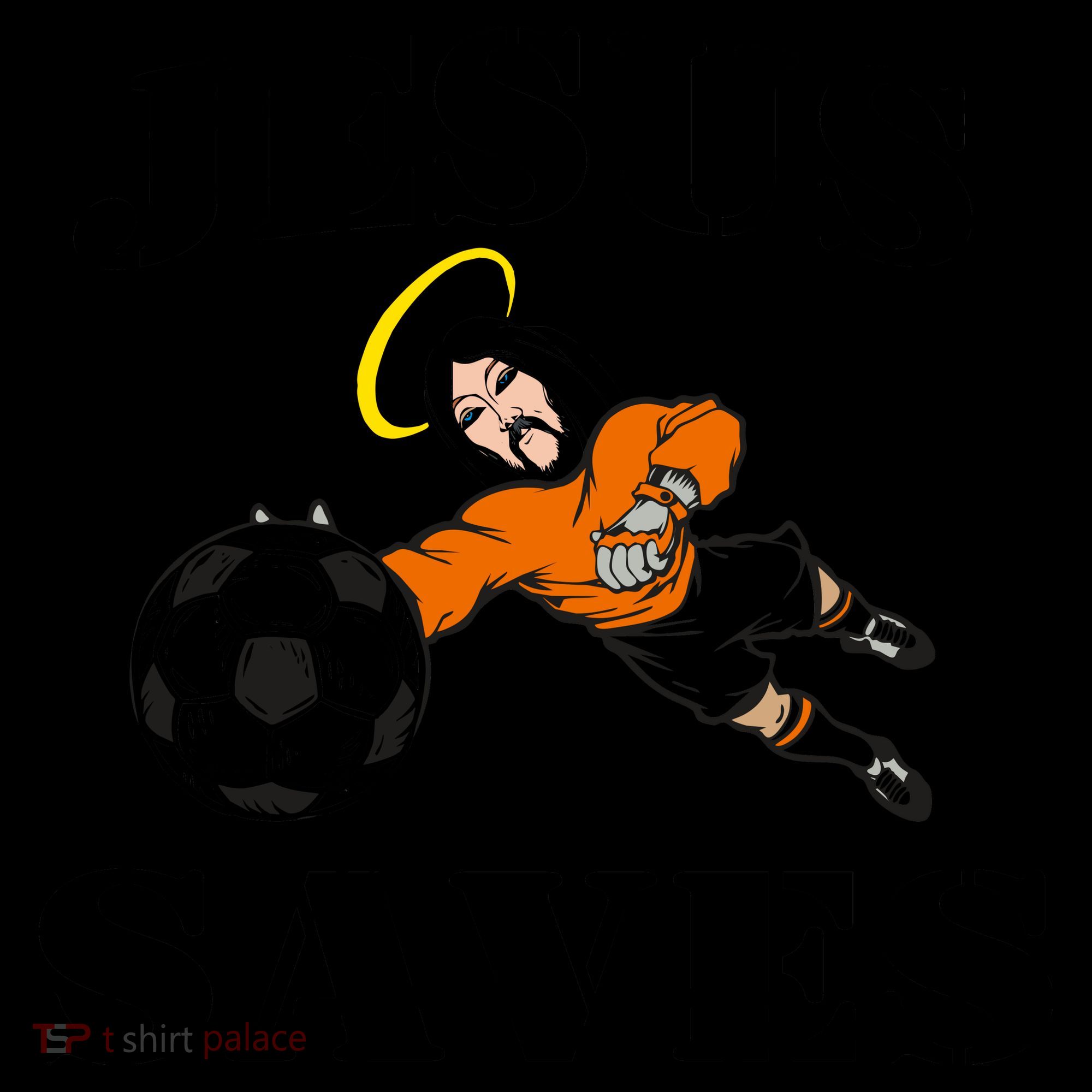 Jesus Saves Soccer Goalie Mousepad