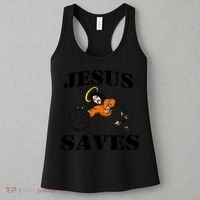 Jesus Saves Soccer Goalie Women's Tank Top thumb 3